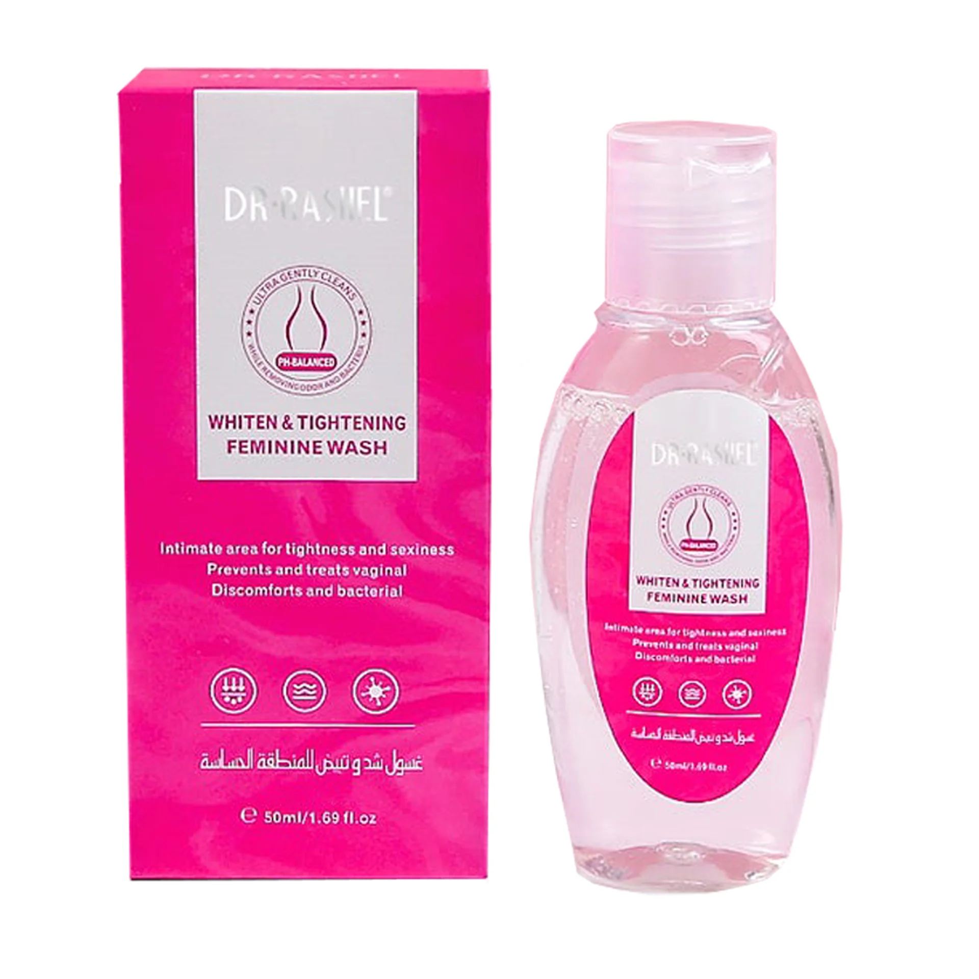 Dr Rashel Whiten and Tightening Feminine Wash 50ml | P.R.C. | Freshness and Confidence