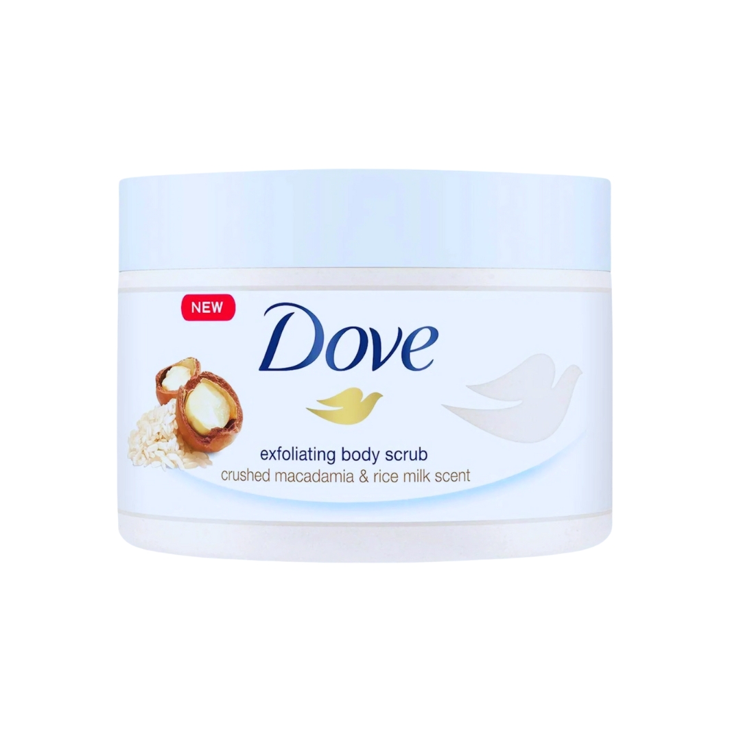 Dove Exfoliating Body Polish 289g - Crushed Macadamia & Rice Milk