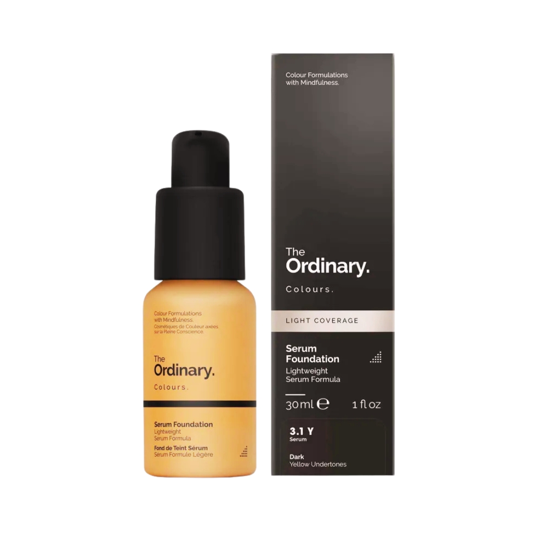 The Ordinary Light Coverage Serum Foundation 30ml - 3.1 Y Serum | Natural Finish | Canada