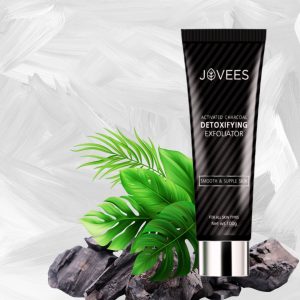 Jovees Activated Charcoal Exfoliator 100g - Detox & Refresh Your Skin