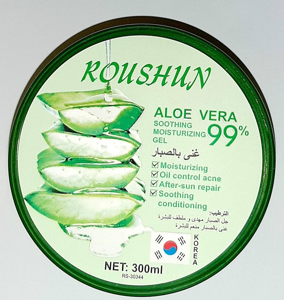 Roushun 99% Aloe Vera Gel - Soothe & Moisturize Naturally | 300ml