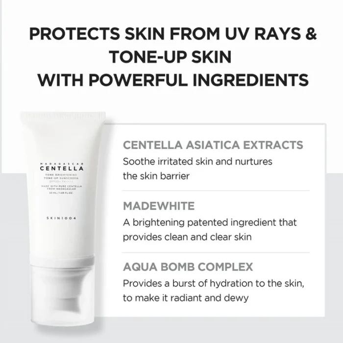 Centella tone-up sunscreen