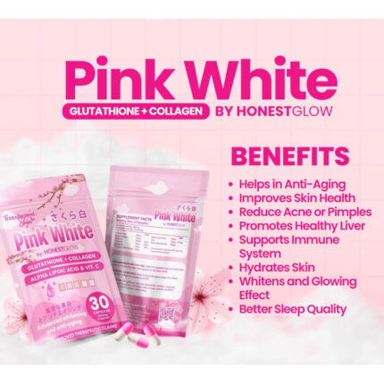 Pink White Glutathione + Collagen