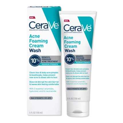 CeraVe Acne Foaming Cream Wash