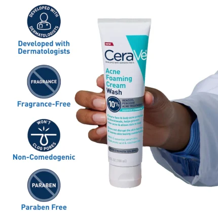 CeraVe Acne Foaming Cream Wash
